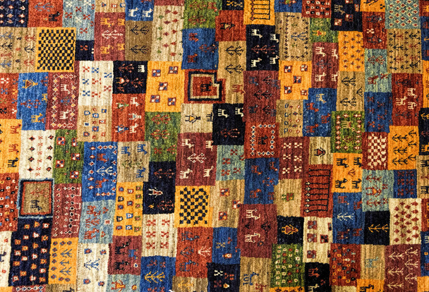 Pezzi di tappeti colorati fantasia come sfondi
 - Foto, immagini