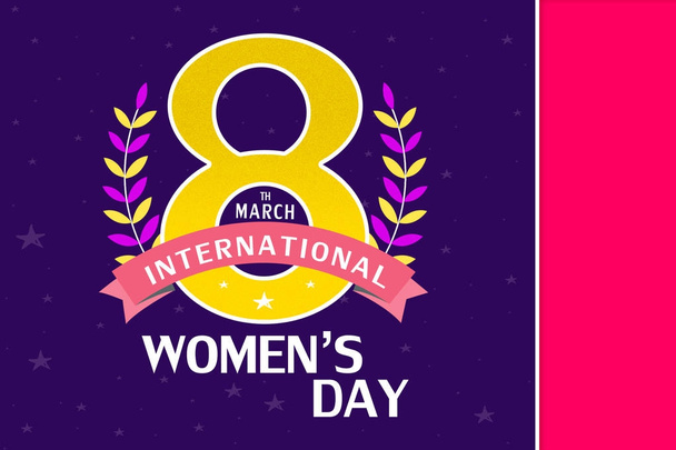 8 March Открытки шаблон, Международный женский день фон или брошюра
. - Фото, изображение
