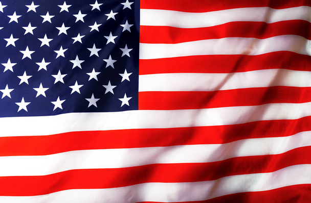 Bandera americana - símbolo de libertad e independencia
 - Foto, Imagen