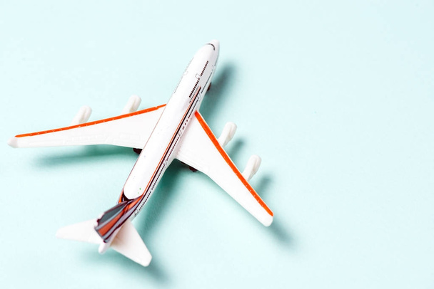 műanyag airplane játék közelről  - Fotó, kép