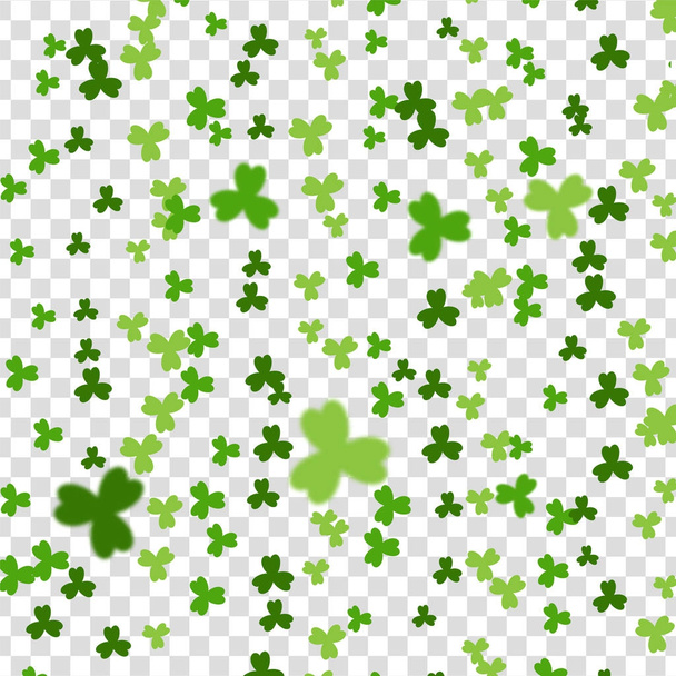 Зеленый вектор фона клевера
 - Вектор,изображение