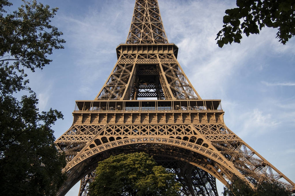 Eiffel Tower middle section, Paris, France - Photo, Image