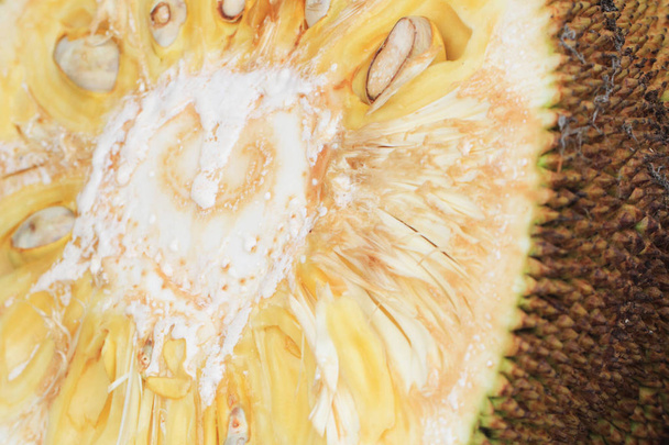 detail of fresh jackfruit - Foto, afbeelding