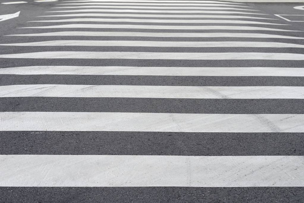 road marking pedestrian crossing close-up - Fotografie, Obrázek