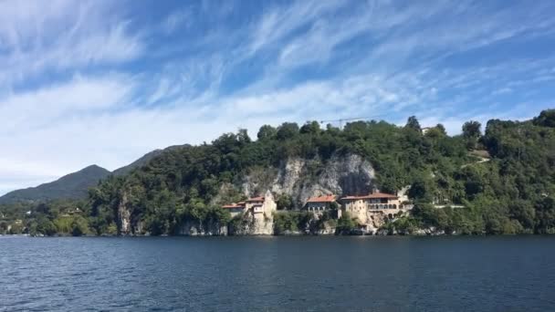 View of Santa Caterina from the water - Footage, Video