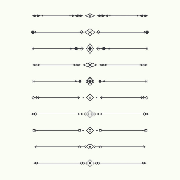 Dividers vector set isolated. - Vector, Image