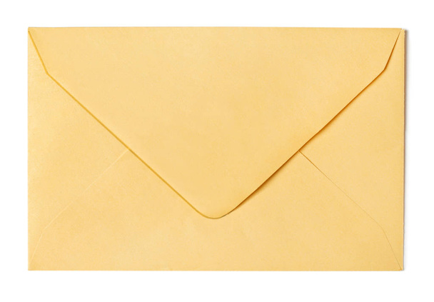 Closed envelope on white - Photo, Image