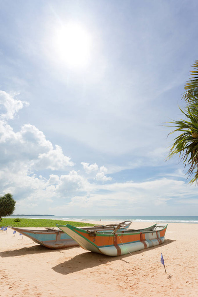 Sri Lanka - Ahungalla - plaj güzel nerede ve güneş olduğunu h - Fotoğraf, Görsel