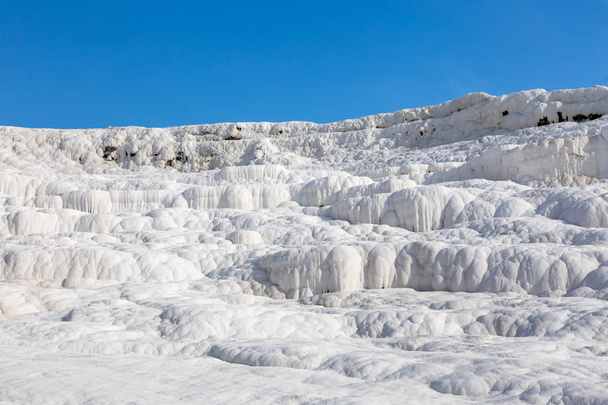 geological formations landscape in Pamukkale - Photo, Image
