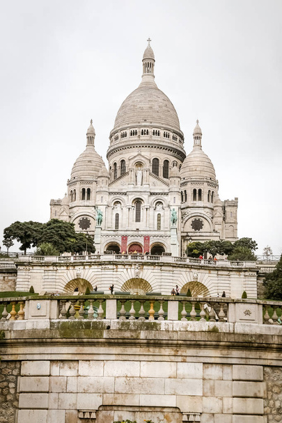 sacre coeur basilika am montmartre in paris, franz - Foto, Bild