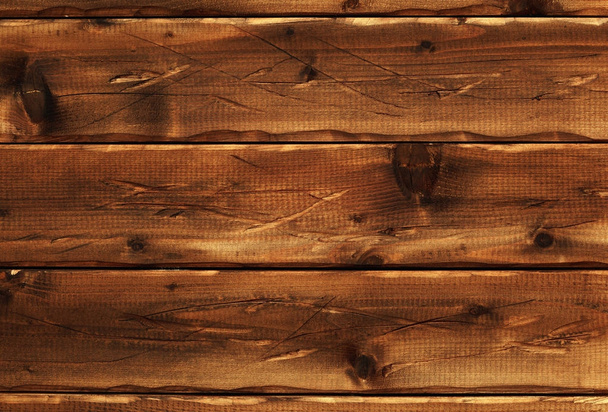 Background, wood texture in rustic style. Textured wood with knots. Blank space for design - Photo, Image
