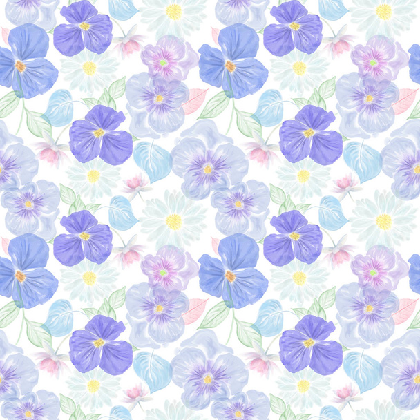 seamless floral pattern - Photo, Image