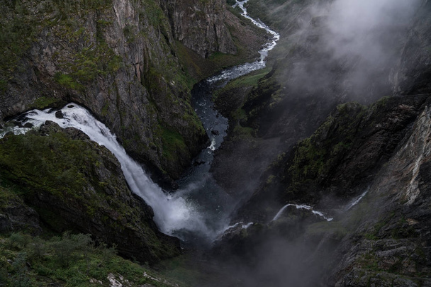 The Voringfossen Waterfall - Фото, изображение