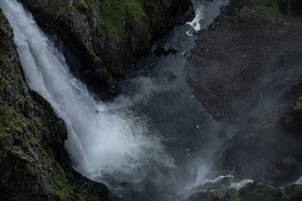 The Voringfossen Waterfall - Foto, Imagem