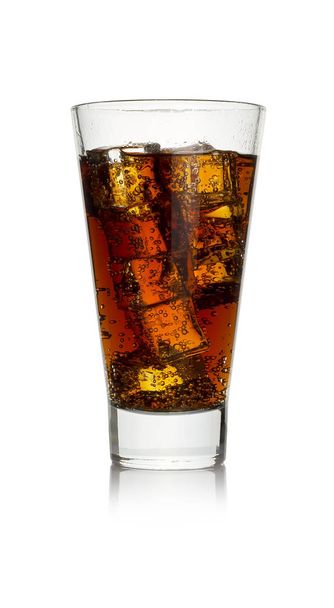cold cola with ice - Photo, Image