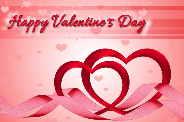 Romantic Valentine's hearts - Foto, imagen
