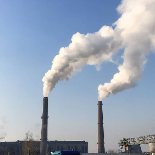 Fumo, inquinamento da tubi di fabbrica
 - Foto, immagini