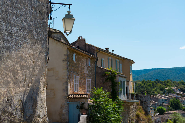 Lifestyle and taste of Provence - details and elements of french houses and architecture in small medirval village - Photo, Image