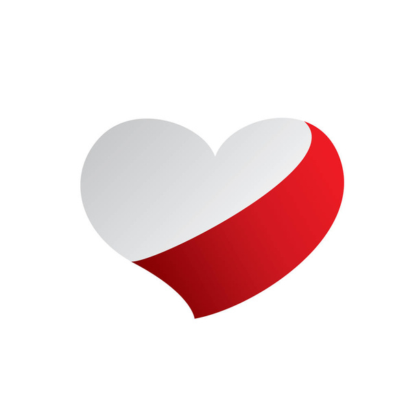 Lengyelország zászló, vektor illusztráció - Vektor, kép