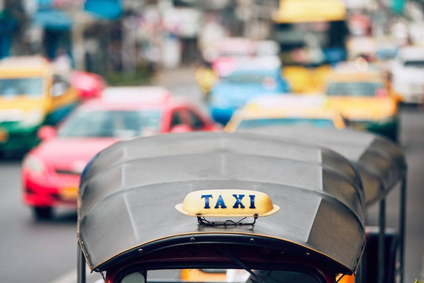 Taxi en Bangkok
 - Foto, Imagen