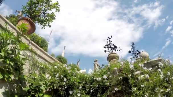 Θέα κήπο στο παλάτι Borromeo - Πλάνα, βίντεο