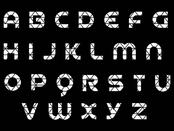 Design Art Trangle Alphabet  - Vektor, Bild
