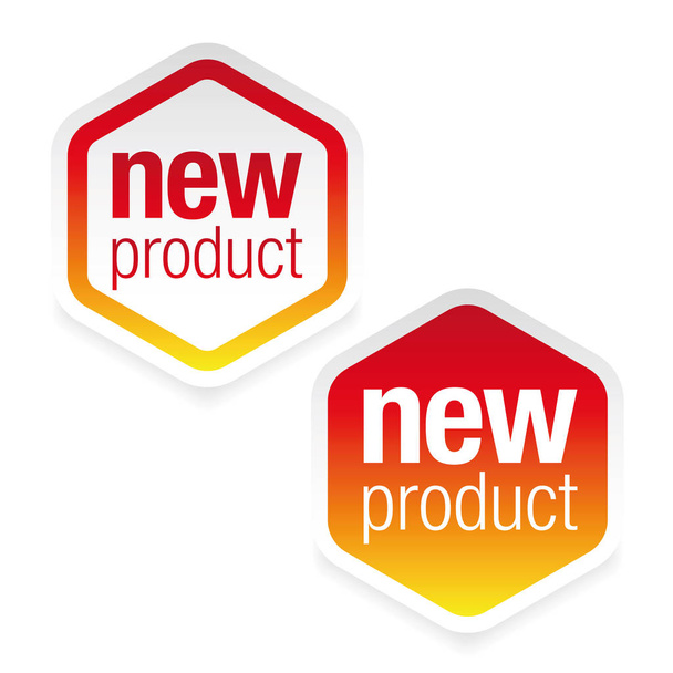New product label tag sign - Vektor, Bild