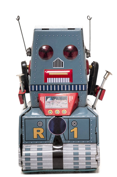 Vintage juguete robot de lata
 - Foto, Imagen