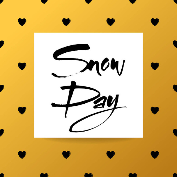 world snow day - Vector, Image
