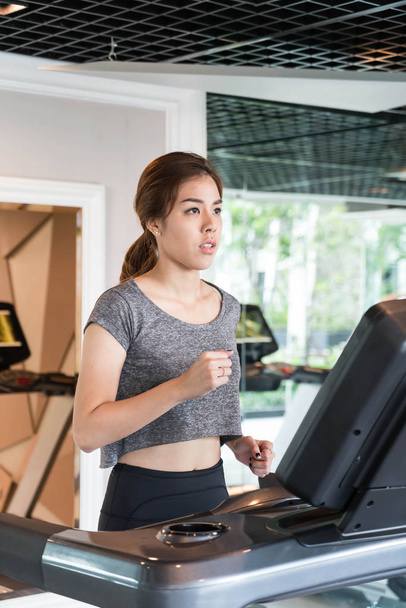 Asian woman exercise in the gym - Fotó, kép