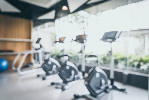 abstract blur and defocused fitness gym for background - Φωτογραφία, εικόνα