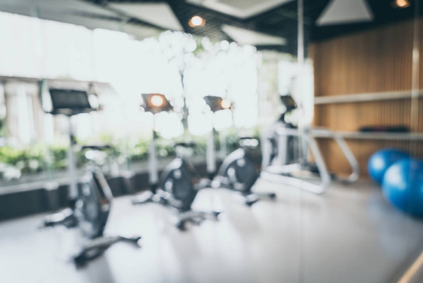 abstract blur and defocused fitness gym for background - Photo, Image