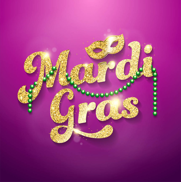 Φαινόμενο λάμψης Mardi Gras - Διάνυσμα, εικόνα