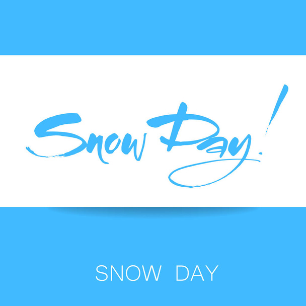 world snow day - Vector, Image