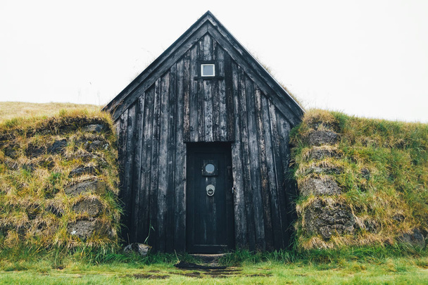 Icelandic Turf House - Valokuva, kuva