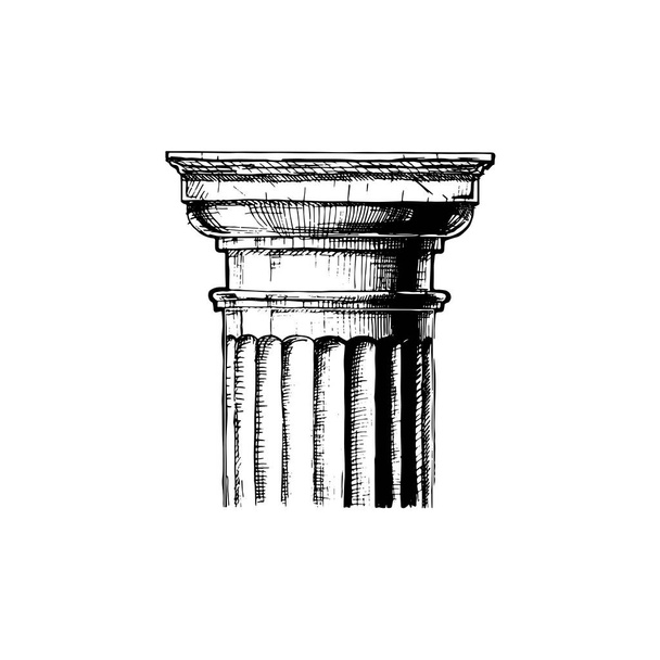 Capital. Classical order. - Vetor, Imagem