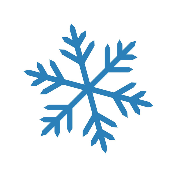 ikona sněhové vločky na bílém pozadí. - Vektor, obrázek