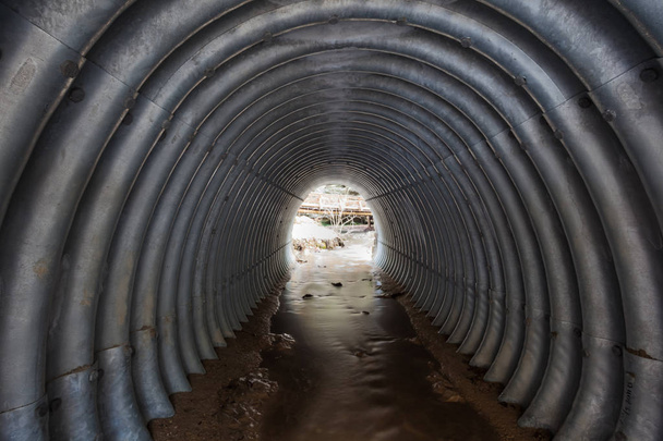 water tube under the road - Photo, Image