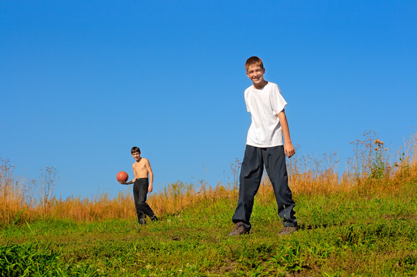 Boys outdoor - Foto, Imagem