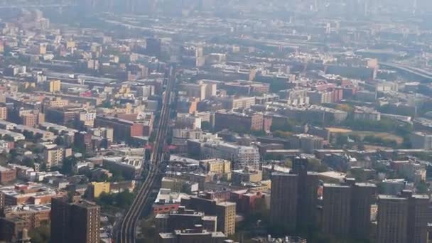Aerial View of The Bronx on Hazy Morning - 映像、動画