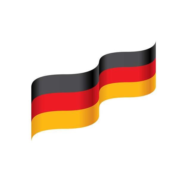 bandera de Alemania, ilustración vectorial - Vector, Imagen