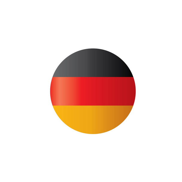 Deutschland Flagge, Vektorabbildung - Vektor, Bild