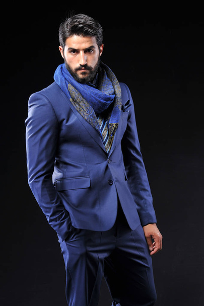 Businessman with fashion suit - Φωτογραφία, εικόνα
