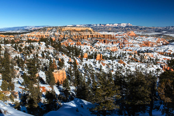 Parque Nacional Zion en invierno, Utah, EE.UU.
 - Foto, imagen
