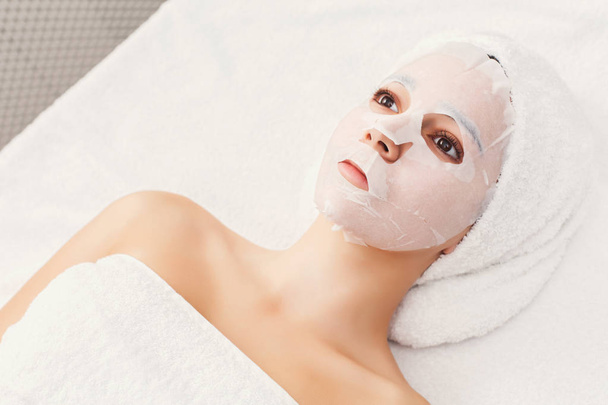 Maschera viso, trattamento di bellezza spa, cura della pelle
 - Foto, immagini