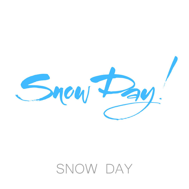 world snow day - ベクター画像