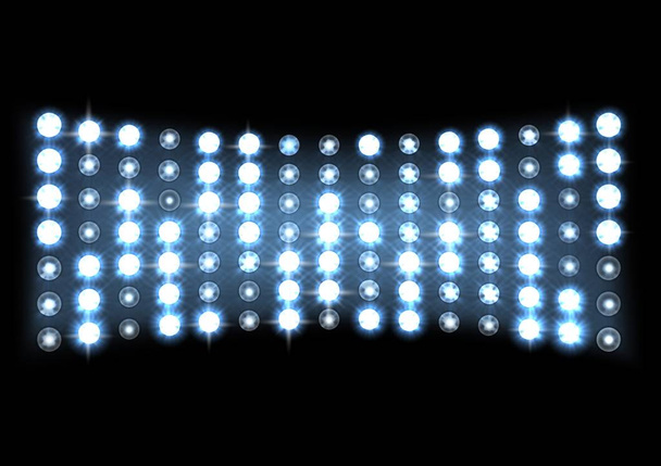Ilustração vetorial da tela de projeção LED
 - Vetor, Imagem