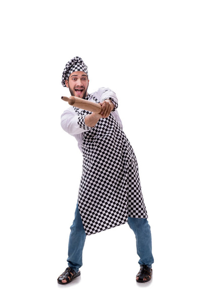 maschio cuoco isolato su il bianco sfondo - Foto, immagini