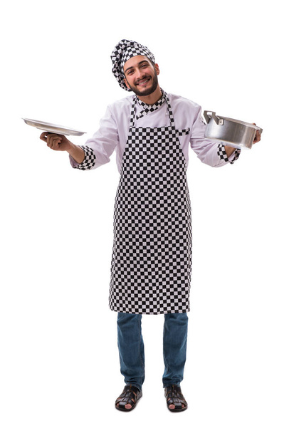 Muž kuchař izolované na bílém pozadí - Fotografie, Obrázek