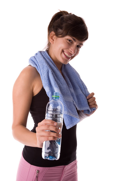 Refreshment after exercising - Photo, image